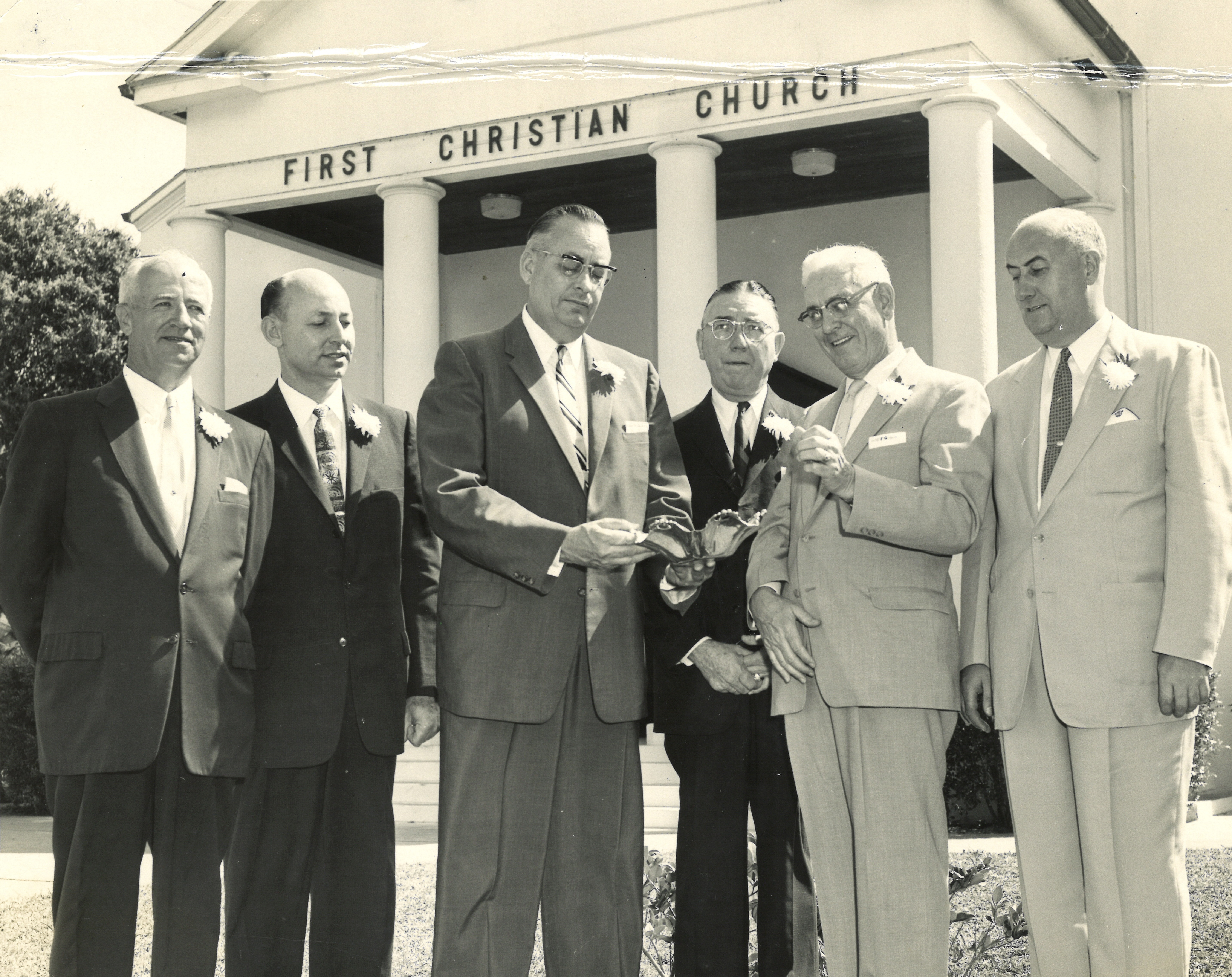 Burning of the mortgage by the elders